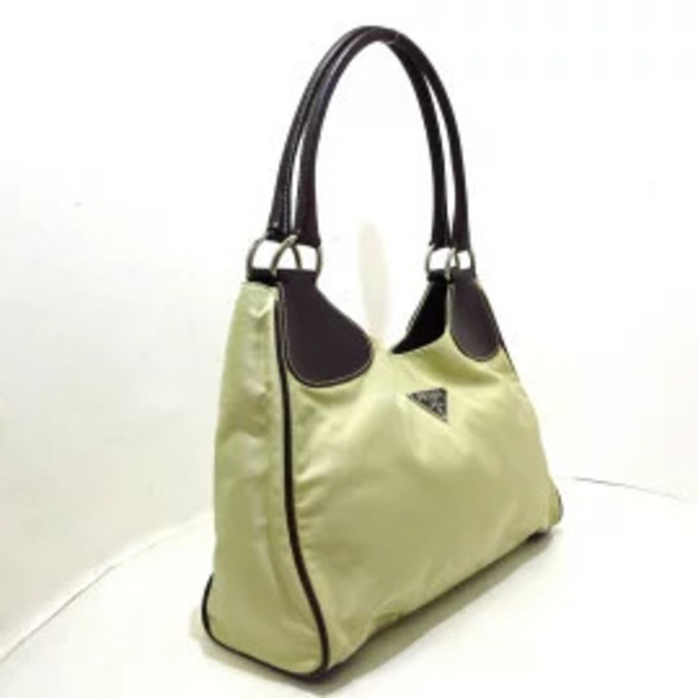 Prada Tessuto hobo bag olive green dark brown